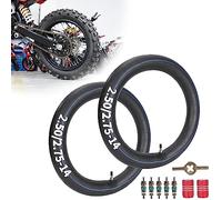 2.5/2.75-14 Inner Tubes for 60/100-14 Tire 50cc 110cc 125cc 140cc 150cc 160cc Dirt Pit Bikes RFZ Atomik Thumpstar - 2Pack