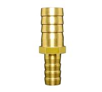 2.5 3 4 6 8 10 12 14 16 19 25 32 mm Hose Barb Hosetail Straight Reducing Reducer Adapter Transfer Brass Pipe Fitting Water(1 pc,25mm-16mm)