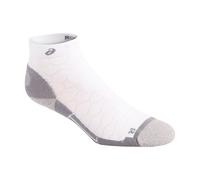 (2-5) Asics Road Running Quarter Length Performance Sock - White - 1 Pair