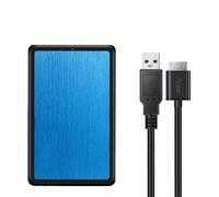 2.5" Case Box Enclosure SATA3.0 2.0 to USB3.0 Type C Adapter External Hard Drive Box Case Replacement