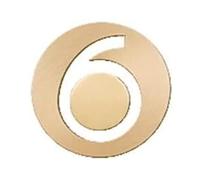 2.5 Inch Brass Door Mailbox Address Numbers Nail-Free Round Numbers 0-9(6)