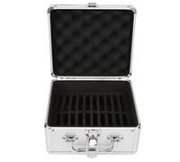 2.5 Inch Hard Drive Storage Box, HDD Storage Box Suitcase with 20 Bays, External Hard Drive Carrying Case with Safety Lock Design(Not Inclube Hard Disk)