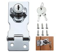 2.5 Inch Keyed Mortice Lock, Cupboard Locks, Door Lock with Key, Bedroom Door Lock, Suitable for Wooden Doors and Cabinet Frames Where Discreet Security is Preferred