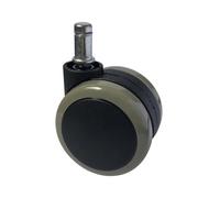 2.5-inch Swivel Chair M10/M11 Wheel Universal boss Office casters Computer Accessories Mute (Circlip grey)