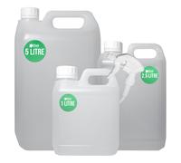 (2.5 L & Spray Head with Hose, 5) Food-Grade Clear Plastic Water Tanks/Liquid Storage Container Bottles | Fuel & Oil Jerry Cans | Optional Spray Heads | 1, 2.5 & 5 Litre Sizes