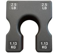 2.5 lb Weight Stack Add On - 2.5 Pound Weight Stack Adapter Plate for Home Gym & Exercise Machines, Add Resistance to Weight Stack, Incremental Weight Adjustments for Improved Strength Training
