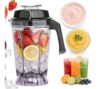 2.5 Liters Replacement Blender Jug, Blender Pitcher with Spill-Resistant Lid, Food-Grade PC Material, Compatible with Buffalo Models CR836, DR825, CY141 and CY140, for Centre-Hole Needle Bases Only