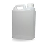 2.5 Litre Natural Plastic Jerry Can & 38mm T/E Screw Cap (Pack of 12)