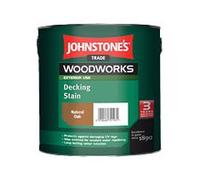 2.5 LTR JOHNSTONE'S WOODWORKS DECKING STAIN CHESTNUT BROWN