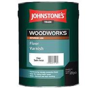 2.5 LTR JOHNSTONE'S WOODWORKS Water Based Polyurethane Floor Varnish Clear Gloss