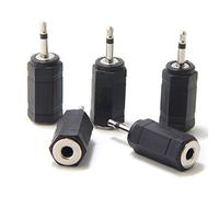 2.5 mm to 3.5 mm Adapter, Ancable 5-Pack 2.5 mm Mono Plug to 3.5 mm Mono Jack Adapter for Logitech Harmony Hub and IR Blaster, IR Emitter Extenders, IR Repeaters, IR Receivers