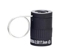 2.5 Ratio Finger Buckle Portable Waterproof Miniature Monocular Pocket For Observing Stamps High Magnification