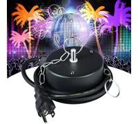 2.5 RPM Disco Ball Motor Heavy Duty Mirror Ball Electric Motor Rotator Supports 4'' - 16'' Balls for Dj Party Light Home Bands, Christmas Party