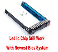 2.5" SAS SATA SSD Hard Drive Tray Caddy For HP Proliant DL360p Gen8 G8 w/IC Chip