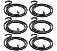 2.5 Turns Door Handle Spring Replacement Parts, 2mm Thick, Metal Construction for Hardware Repair (6 Springs)
