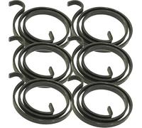 2.5 Turns Door Handle Spring Replacement Parts, 3mm Thick, for Hardware Repair (6 Springs)