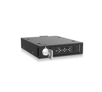 2.5" U.2/U.3 NVMe SSD PCIe 5.0 Mobile Rack Enclosure for External 3.5" Drive Bay (1 x MCIO 4i SFF-TA-1016) - ToughArmor MB601V5K-B