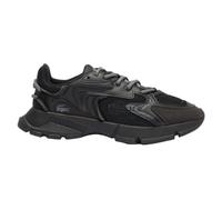 Lacoste Kids L003 Neo Suede Panel Trainers - Black - 2.5 UK - Black