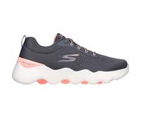 (2.5 UK, Grey/Pink) Skechers Womens/Ladies Go Walk Mesh Trainers