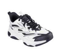 (2.5 UK, White/Black) Skechers Womens/Ladies Moonhiker Logo Trainers