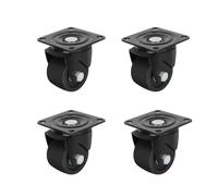 2.5" Universal Nylon Caster Wheel with Brake Silent & Smooth Rolling Ideal for Hand Trucks & Dollies Heavy Duty Replacement Wheel.