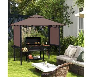 2.5 x 1.5m BBQ Tent Camping Portable Waterproof Picnic Gazebo Marquee Shelter