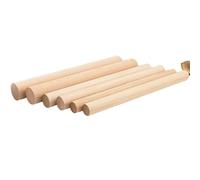 2/5 x 6 Inch Dowel Rods-Premium Natural Beech Round Wood Dowels for Infinite Crafting Creativity, Unfinished Wooden Sticks for Crafts