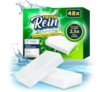 2.5 x Longer Service Life | Dirt Eraser Sponge Pro 48 Pieces - Eraser Sponge | Extra Durable Magic Sponge | Magic Eraser Sponge Removes Dirt on Wall, Shoes, Kitchen and Bathroom