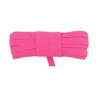 2 5 Yard 3/8" 9mm Flat Skinny Elastic Cord Spandex Rope Latex Rubber Band Ear Loop Dress DIY Sewing Trim-Passion Fruit-5 Yards