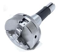 2" - 50 MM LATHE CHUCK - 3 JAW SELF CENTERING WITH R8 SHANK ARBOUR - MADE IN INDIA
