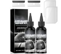 2*50ML Cracks Gone Car Windscreen Repair Kit,Nano Glass Repair Fluid & Scratch Remover for Windshield Chip &Cracked Glass Repair,Diy Universal Windshield Repair Kit,Long-Lasting Diy Crack Chip Removal