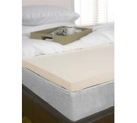 2" (50mm) European Continental Double Bed Size Visco Memory Foam Mattress Topper, Orthopaedic, Support, Pain Relief (140cm x 200cm) UK Made By Littens
