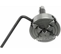 2" - 50MM LATHE CHUCK - 4 JAW INDEPENDENT CHUCK WITH R8 SHANK ARBOUR - MADE IN INDIA