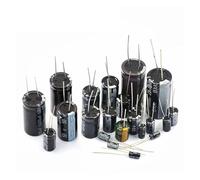 2-50pcs 10V 16V 25V 35V 50V 63V 100V Aluminum Electrolytic Capacitor 100UF 220UF 330UF 470UF 680UF 1000UF 2200UF 3300UF 4700UF AUOQKQUT(450V22uF 5PCS)