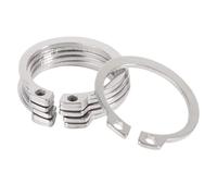 2-50PCS A2 Shaft Retaining Snap Ring Washer M6 M8 M9 M10 M12 M13 M14 M15 M16 304 Stainless Steel Bearing C Type External Circlip(2pcs M40)