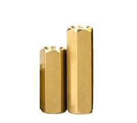 2-50pcs Brass Double Pass Hex Standoff Board Pillar M3 M4 M5 M6 Hexagon Thread PCB Motherboard Spacer Nuts Hollow Column(M3x30mm-20pcs)
