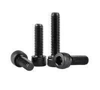 2-50pcs Grade 12.9 Carbon Steel Allen Screw M1.4 M1.6 M2 M2.5 M3 M4 M5 M6 M8 M10 Hexagon Hex Socket Cap Head Screw Bolts(18mm,M3 (40pcs))