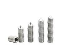 2-50pcs Hex Hexagon Socket Cone Point Set Screw M2 M2.5 M3 M4 M5 M6 M8 M12 Stainless Steel Grub Screw Headless Screw(8mm,M4 50pcs)