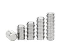 2/50pcs Hex Socket Set Screw Cup Point Stainless Steel M2 M3 M4 M5 M6 M8 M10 Headless Hexagon Socket Grub Screw(35mm,M4(20pcs))
