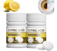 2*50Pcs Kettle Descaler Tablets,Citric Acid Descaler,Powerful Limescale Remover,Citric Acid Limescale Remover for Kettle & Coffee Machine,Descaling Tablets Cleaner for Stainless Steel,Plastic Kettles