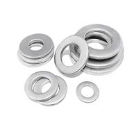 2-50Pcs Large Flat Washer 304 Stainless Steel Big Metal Gasket Plain Washers M1.6/ M2/ M2.5/ M3/ M4/ M5/ M6/ M8-M22(M5x20x1.2 x10pcs)
