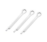 2-50pcs Split Pins Cotter Fixings M1.5 M2 M2.5 M3 M4 M5 M6 M8 304 SS Link Split Cotter Pin For Automotive Repair(M2x10mm 50pcs)