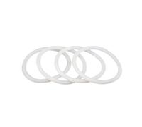 2~50pcs Thickness CS 4/5mm White Silicone Rubber Seal Ring OD 15/16/17/18~150mm VMQ Heat-Resistant Grade O-Ring(OD 90x5mm-5pcs)