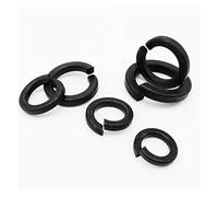 2-50pcs Washers, Black 8.8 Grade Steel Washers, Square Spring Washers, Split Lock Spring Washers M2 M2.5 M3 M4 M4 M5 M8 M10 M12 M14 M16 M20 M24(5pcs M22)