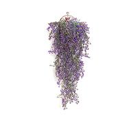 2.52ft/77cm Christmas Garland Artificial Purple Golden Willow Plant Garland for Christmas Tree Staircase Garden Courtyard Xmas Home Indoor Stairs Railing Fireplace Outdoor Wedding Decorations