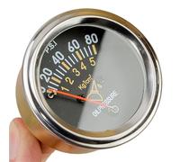 2" 52mm 12V Universal Car Auto Mechanical Oil Pressure Gauge Meter 0-80 PSI