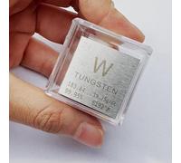 2.54cm Tungsten Cube Element Metal Density Cube Homostarry 99.95% Purity Teaching Tool, Gifts for Students Teacher Science Chemistry Lover, Material Hobby Collection, DIY, Lab Experiments