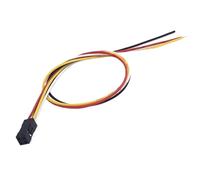 2.54MM Double Row DUPONT LINE Connector Plug With Wire Jumper Cable 30cm 26AWG 2 * 2/3/4/5/6/7/8/10 PIN Female Single/Double head(Single head 2X2P,30CM_1 PCS_26AWG)