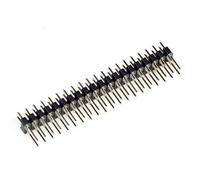 2.54mm Male 40-pin 2x20 HAT Header - Male 40-pin Header, 2x20 Pin Header Double Row Right Angle Connector Pin Header Strip
