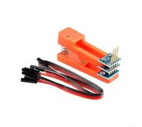 2.54mm PCB Test Clip Spring Pin Fixture for Arduino for stm32 Programming - Orange ABS Clamp 62x33mm(A)